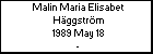 Malin Maria Elisabet Hggstrm