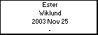 Ester Wiklund