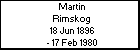 Martin Rimskog