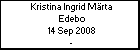 Kristina Ingrid Mrta Edebo