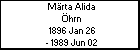 Mrta Alida hrn